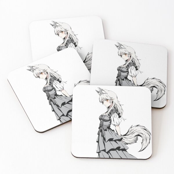Item preview, Anime Fox Girl with White Hair designed and sold by NexaSpire.