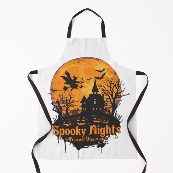 Artikelvorschau, Haunted Moonrise – Retro Hexe & Fledermäuse Halloween Tee entworfen und verkauft von Hoahana Unique Design.