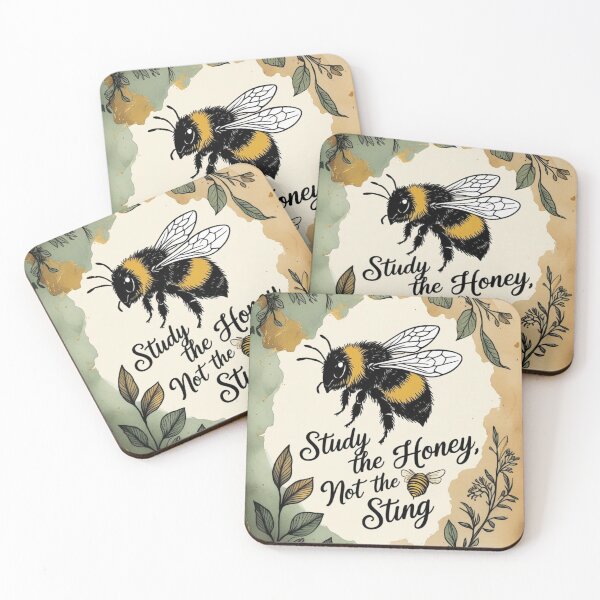 Item preview, Buzzing with Confidence – Honeybee Motivational Stickers designed and sold by BumbleNShine.