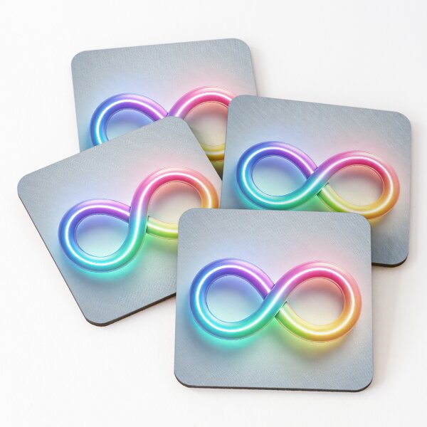 Item preview, Neon Rainbow Infinity Symbol designed and sold by KiraYan.