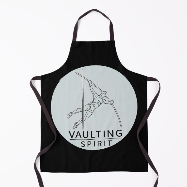 Item preview, Funny Pole Vault – Cartoon Athlete with ‘I Set The Bar’ Quote designed and sold by VividOrganica.