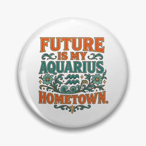 Item preview, Aquarius "Future Is My Hometown" Art Nouveau T-Shirt | Visionary Zodiac Tee designed and sold by MySpiritTravels.