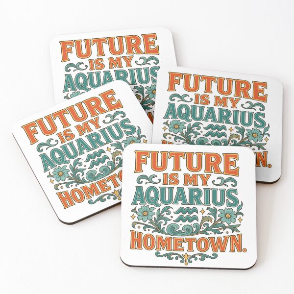 Item preview, Aquarius "Future Is My Hometown" Art Nouveau T-Shirt | Visionary Zodiac Tee designed and sold by MySpiritTravels.