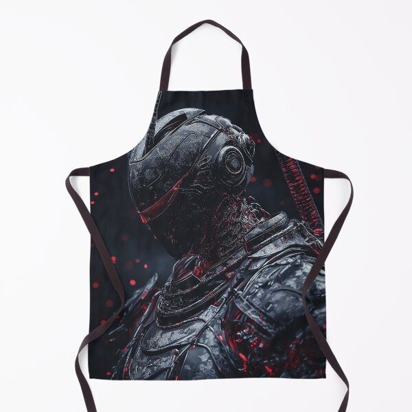 Item preview, Cyberpunk Samurai Warrior with Red Accents designed and sold by davidonstudio.