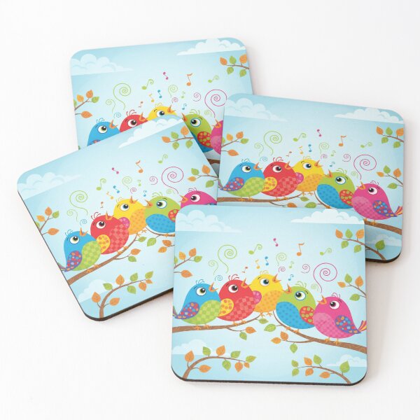 Item preview, Birds singing designed and sold by Lichtwellenart.