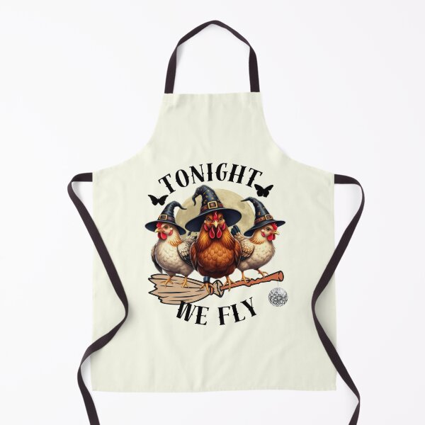 Item preview, Tonight We Fly Chicken Funny Halloween Witch Spooky Rooster Tee And Cute Halloween Gift designed and sold by MotivaChic.
