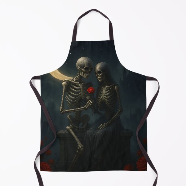 Item preview, Skeleton Couple Gothic Rose Romance designed and sold by Nguyenvanhai.