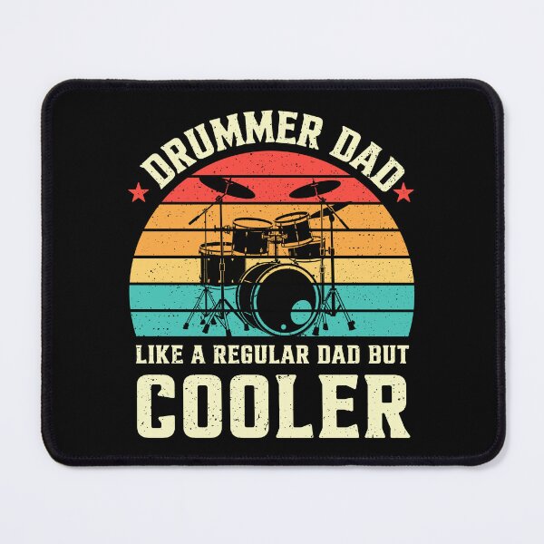 Item preview, Drummer Dad Like A Regular Dad But Cooler Retro designed and sold by RareBunny.