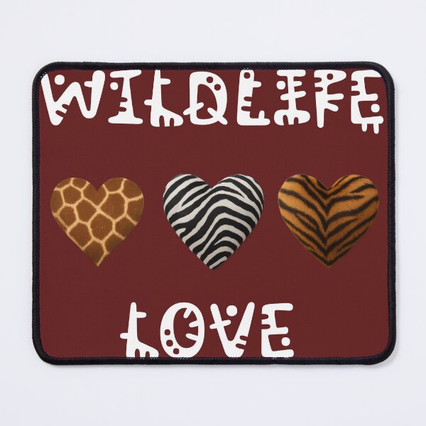 Item preview, Wildlife animals heart patterns designed and sold by AJTees99.