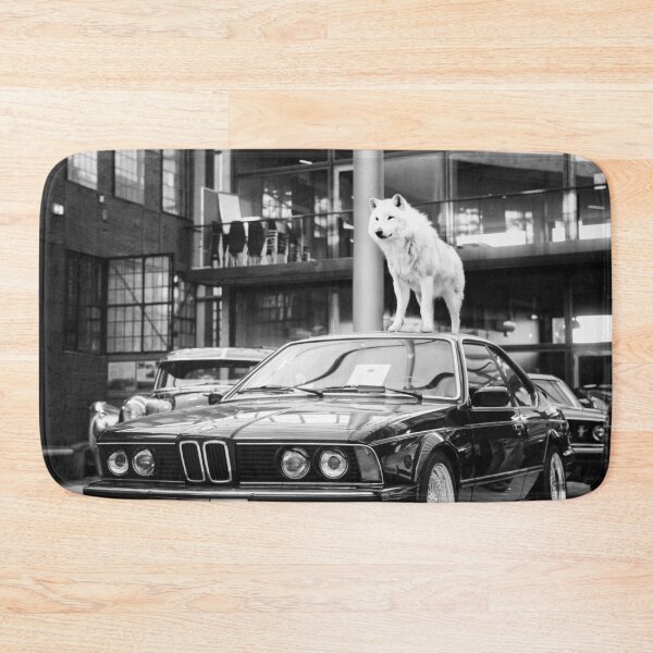 Item preview, Wolfs on a car designed and sold by Magenta Bee Design.