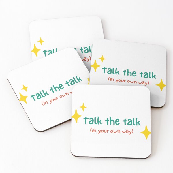 Item preview, Talk the talk (in your own way) designed and sold by NicoleSLP.