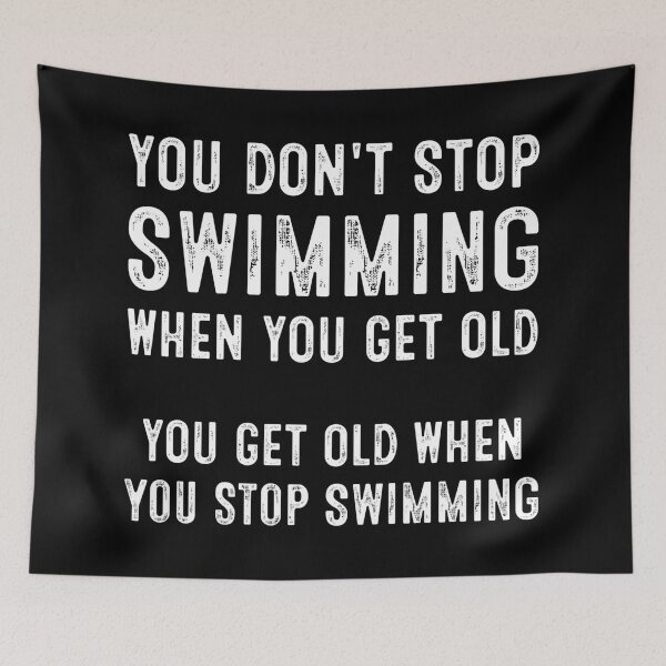 Item preview, Funny Old Swimming Lover designed and sold by RareBunny.