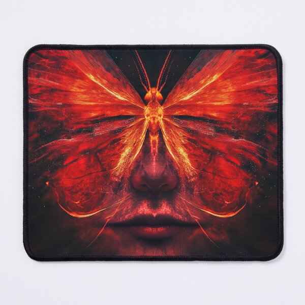 Item preview, Fiery Butterfly Face designed and sold by davidonstudio.