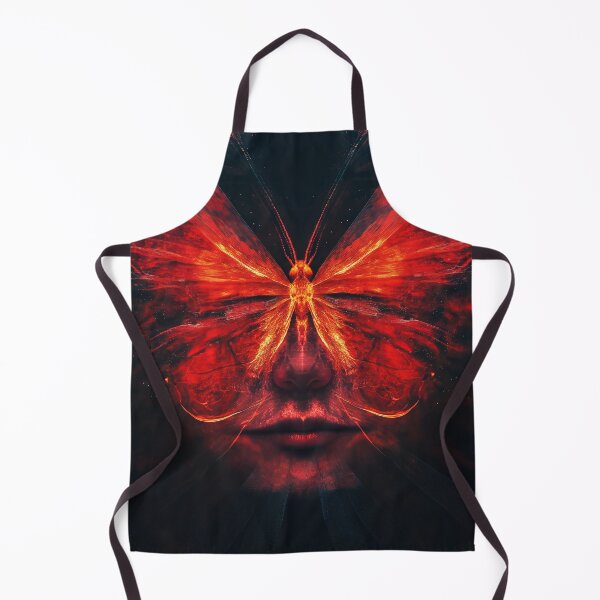 Item preview, Fiery Butterfly Face designed and sold by davidonstudio.