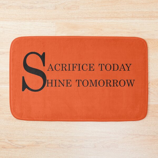 Item preview, Sacrifice Today, Shine Tomorrow – Motivational Hustle Quote designed and sold by ArtNestVerse.