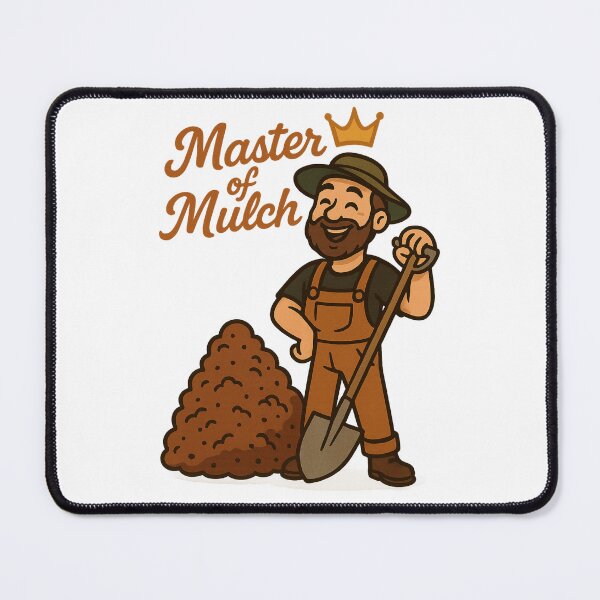 Item preview, Master of Mulch – Funny Gardening Retirement designed and sold by nbg2012.