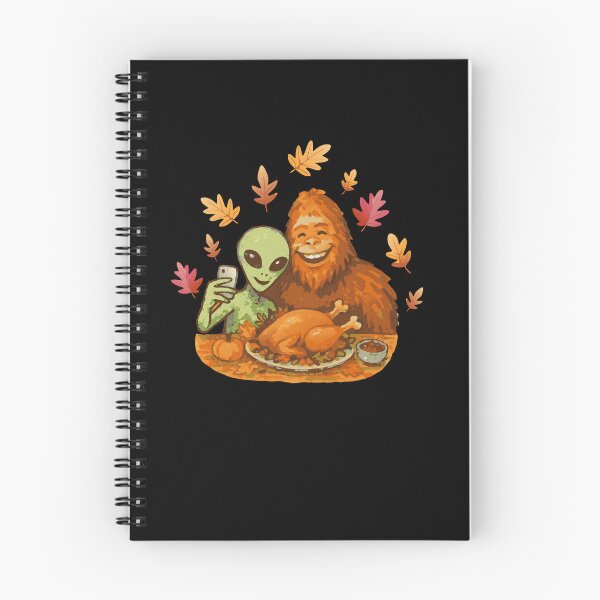 Item preview, Happy Thanksgiving Shirt Men Bigfoot Alien Mothman Sasquatch designed and sold by Colorfulman.