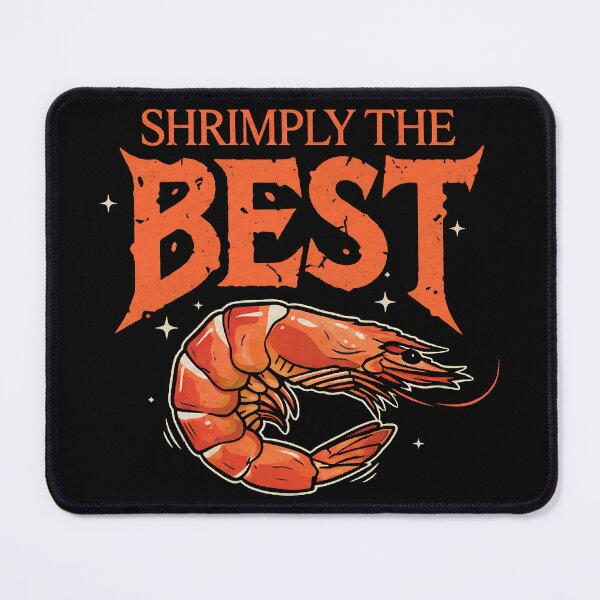 Item preview, Shrimply The Best Retro Funny Shrimp Artwork designed and sold by WhoopsieWorld.