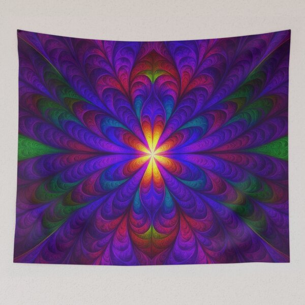 Item preview, Kaleidoscopic fractal of colors designed and sold by Sigtrix.