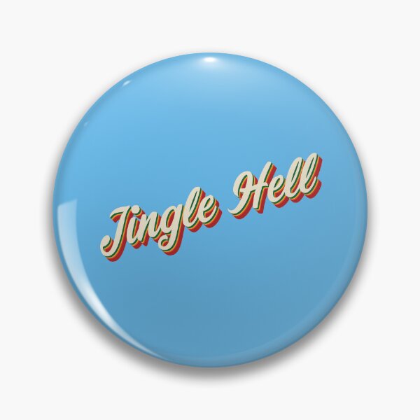 Artikelvorschau, Jingle Hell | Lustiges Weihnachts-Typografie Design im Retro Look | Sarkastischer Christmas Spruch für Feiertage & Winter entworfen und verkauft von idgafstudio.ch.