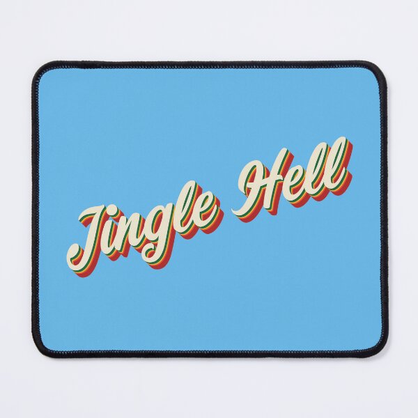 Item preview, Jingle Hell | Funny Christmas typography design with a retro look | Sarcastic Christmas saying for holidays & winter designed and sold by idgafstudio.ch.