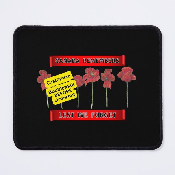 Item preview, Your Image or Canada Remembers Veterans Poppies | Customized designed and sold by H3designs.