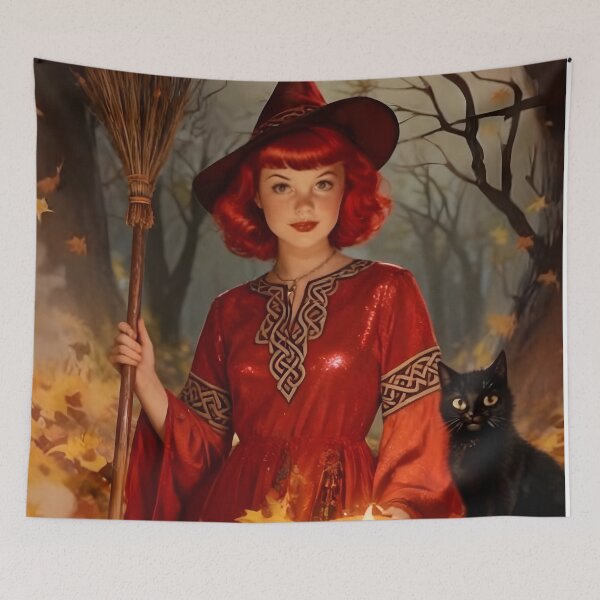 Item preview, Halloween Samhain Witch Autumn designed and sold by SoniaSarkali.