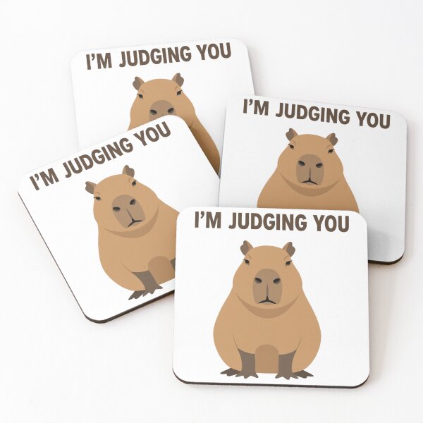 Item preview, Funny Sassy Capybara I'm Judging You designed and sold by RocknCat.