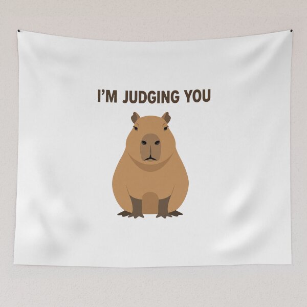 Item preview, Funny Sassy Capybara I'm Judging You designed and sold by RocknCat.