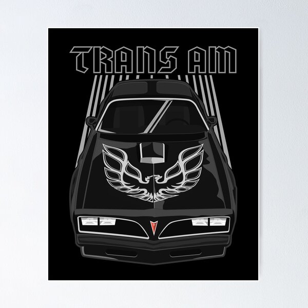 Item preview, Pontiac Firebird Trans Am 77-78 - Black and Silver designed and sold by V8social.
