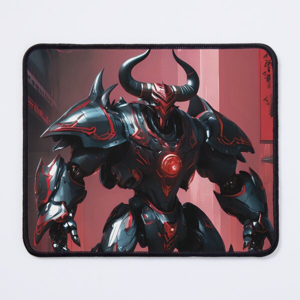 Item preview, Futuristic armored beast with bull like metallic body. designed and sold by MissYouONLY.