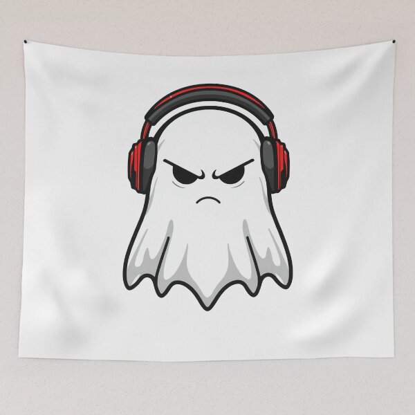 Item preview, Angry Ghost | Unisex Graphic T-Shirts designed and sold by StickerArt Shop.