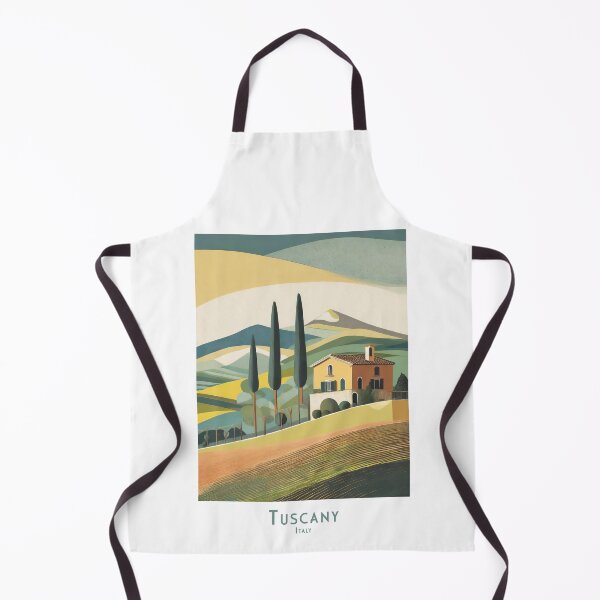 Item preview, Vintage Minimalist Travel Poster Tuscany Italy – Retro Landscape Art designed and sold by pod24.