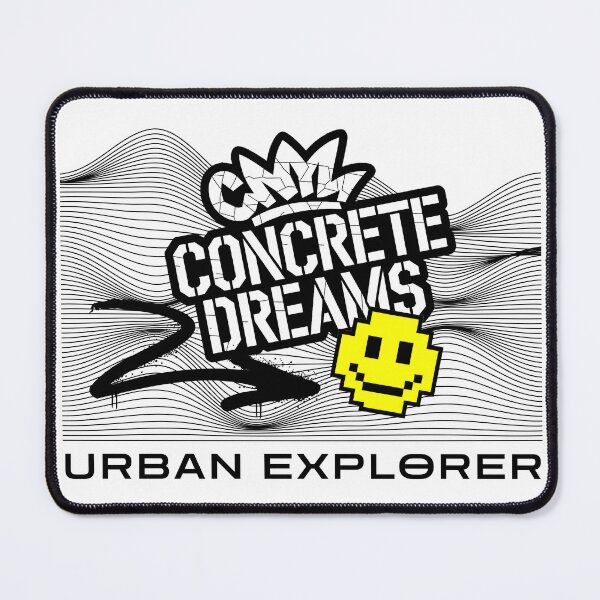 Item preview, Concrete Dreams – Pixel Smiley Urban Streetwear designed and sold by Studio Le Pureza.