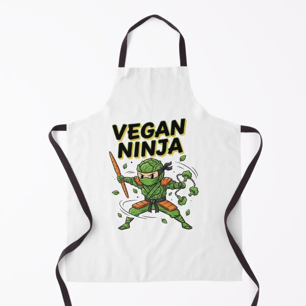 Item preview, funny vegan power design Vegan Ninja for ninja lovers designed and sold by LuxeGraphix.