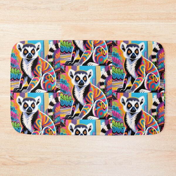 Item preview, Popart style cute lemur  designed and sold by Dogandesighn.