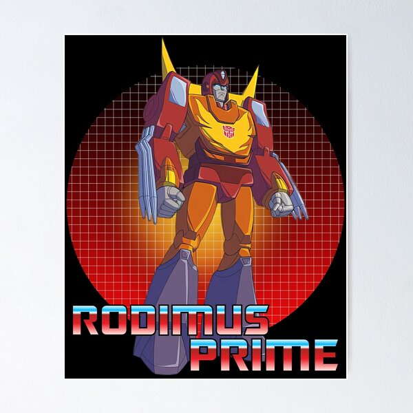 Rodimus Prime G1 Classic Robot Poster