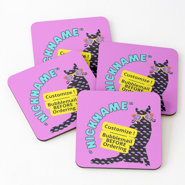 Item preview, Your Image or Nickname Too Cool Cat | Customized designed and sold by H3designs.