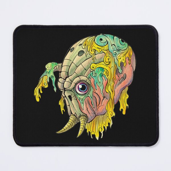 Item preview, Creepy horror Heavy Metal monster flaming evil creature design artwork illustration designed and sold by Vintage Designs +.