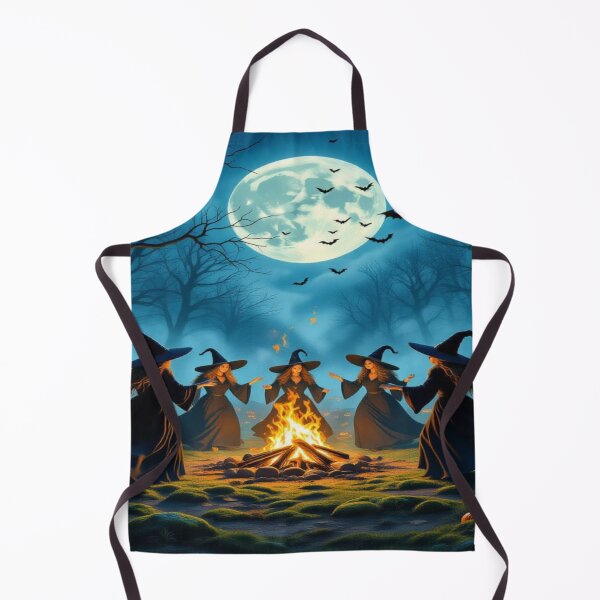 Item preview, Moonlit Ritual – Witches’ dance in the shade of the trees, where magic meets midnight fire designed and sold by FotoworldEdel.
