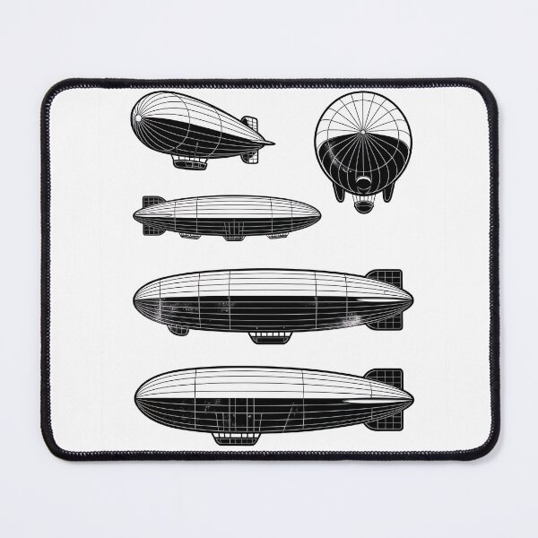 Item preview, Zeppelin Airship Vintage Aviation designed and sold by MooonTees.