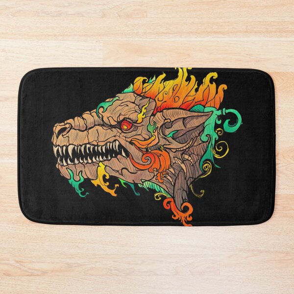 Item preview, Cool retro horror Heavy Metal monster flaming evil creature design artwork illustration designed and sold by Vintage Designs +.