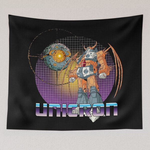 Item preview, Unicron G1 Retro Robot Planet Villain designed and sold by Retr0Tshirts.