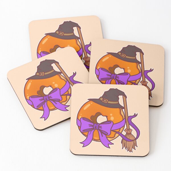 Item preview, Witch Donut – Cute Halloween Treat with Hat and Broom designed and sold by BGMeYou.