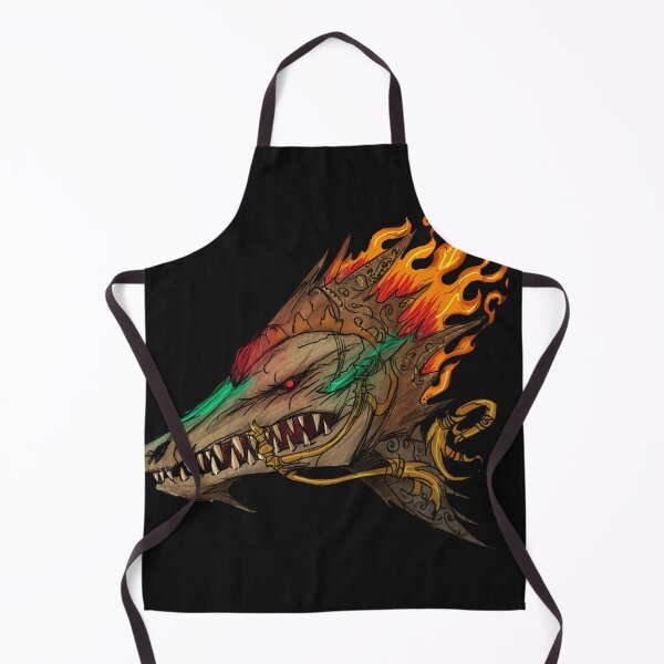 Item preview, Cool retro horror Heavy Metal monster flaming evil creature design artwork illustration designed and sold by Vintage Designs +.