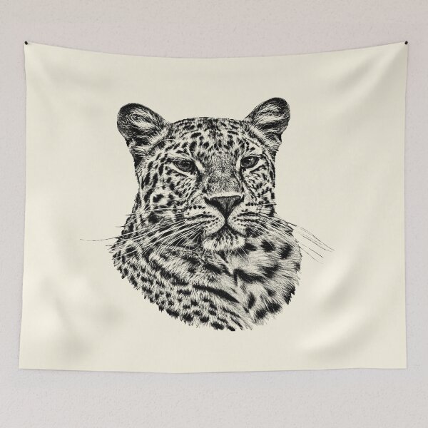 Item preview, Leopard portrait designed and sold by Guardi71.