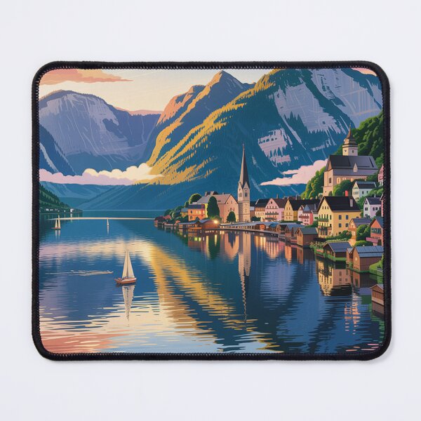Item preview, Landscape Hallstatt designed and sold by Lilashakti ⭐️ ⭐️ ⭐️ ⭐️ ⭐️.