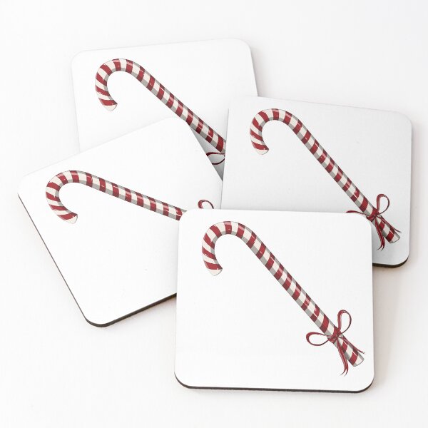 Item preview, Red & White Striped Candy Cane w/ Bow designed and sold by OhRubixx-x.
