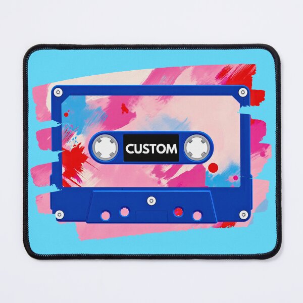 Item preview, Custom Cassettes™ Cassette Tape Retro Brushstroke Art T-shirt Design designed and sold by WHITE FLAME PRINTS.