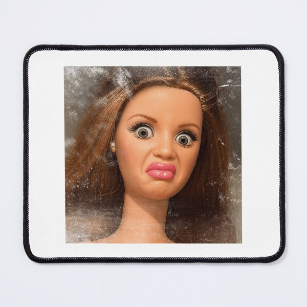 Item preview, Disgusted Doll Meme Face – Funny Retro Doll Reaction designed and sold by SavanahWalshDDS.